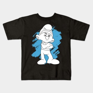 grouchy smurf Kids T-Shirt